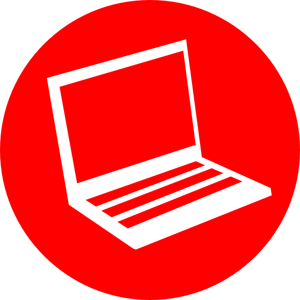 Laptops vector icon