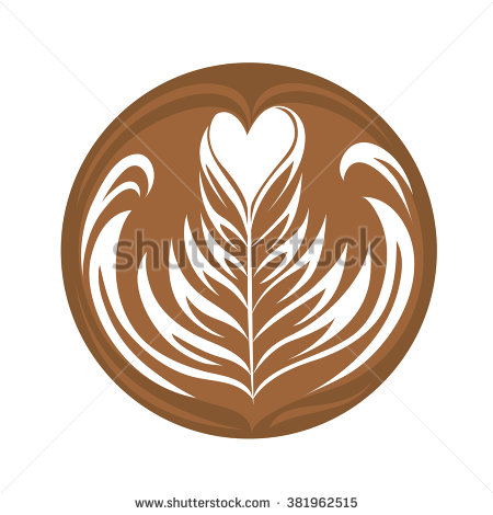 Latte Icon Line Symbol Isolated Vector Stock Vector 1046555407 