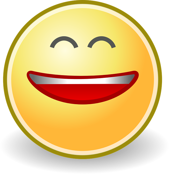 Laughing and pointing emoticon Free vector in Adobe Illustrator ai 