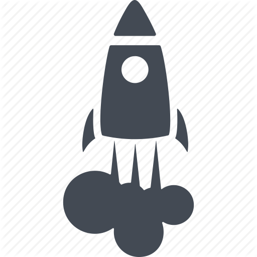 Rocket launch icon Vector | Free Download