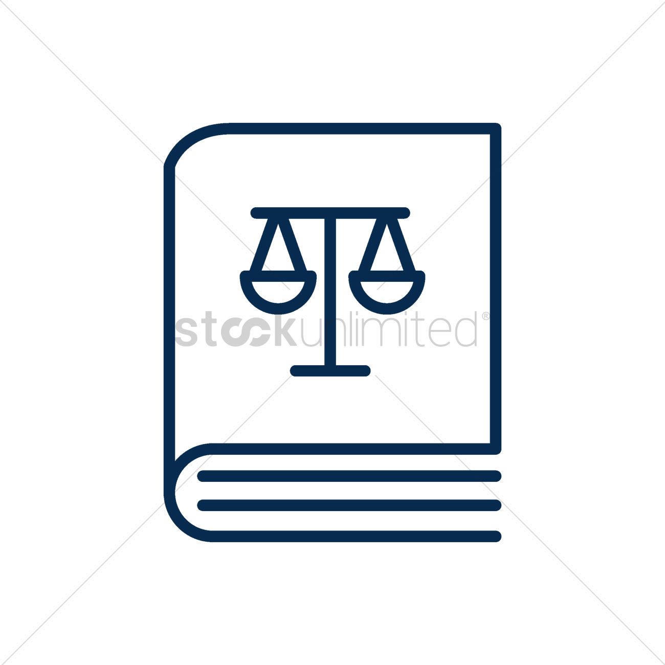 Law book icon with shadow Royalty Free Vector Clip Art Image 