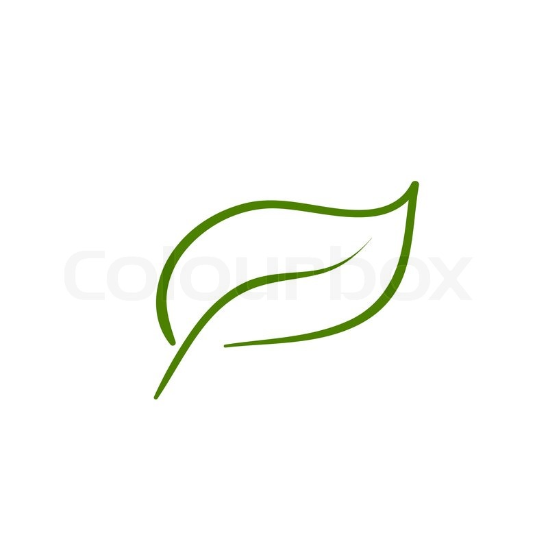 Eco Green Leaf Icon Free Vector - Icons Vectors | DeluxeVectors.com