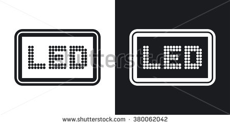 Vector led lamp icon stock vector. Illustration of image - 26995381