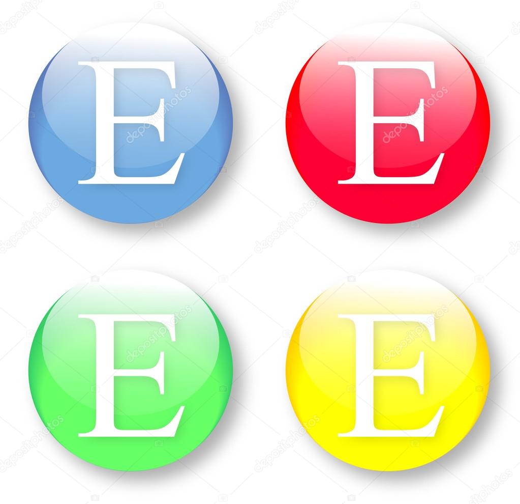Letter E Icon  