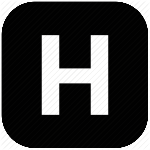 Letter H Icon #102924  Icons Etc
