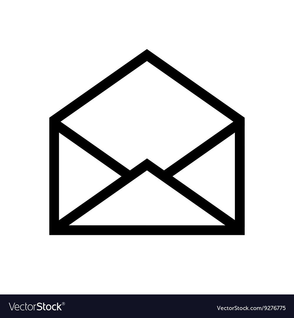 Letter Open Icon | Line Iconset | IconsMind