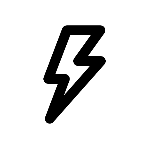 Black Lightning Bolt Clip Art at  - vector clip art 