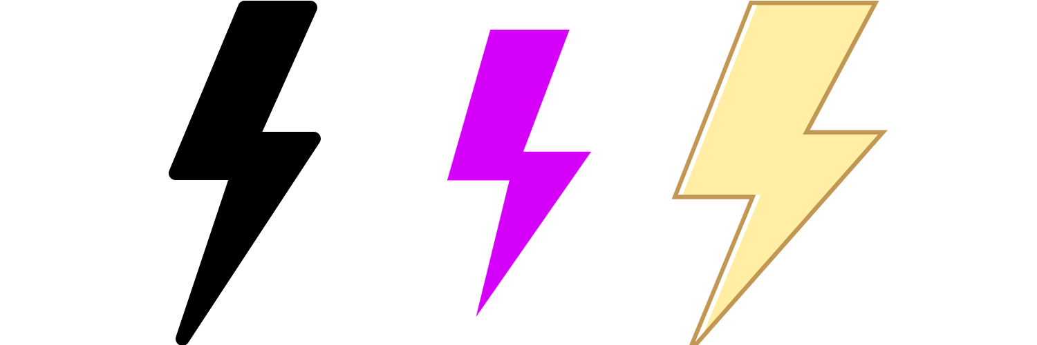 Lightning bolt vector icon  Stock Vector  briangoff #100813590
