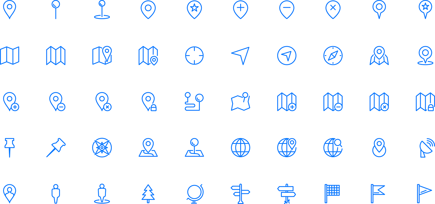 Line Icon Set  120 free icons (SVG, EPS, PSD, PNG files)