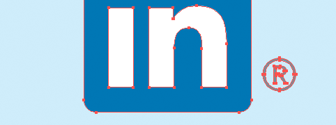 Linkedin social outline logotype - Free logo icons