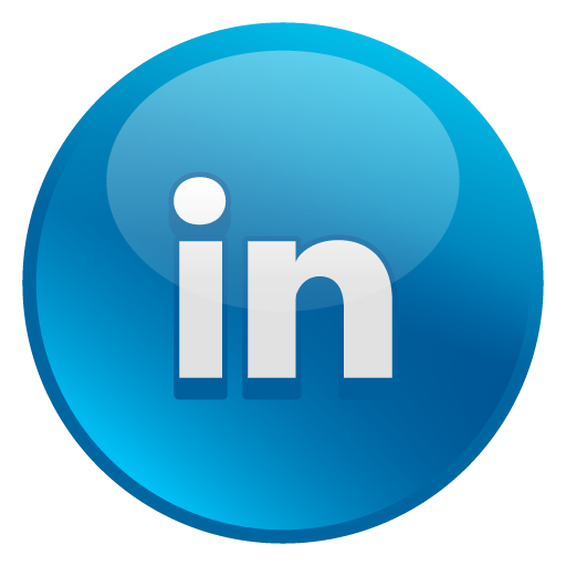 Linkedin Icon | Glossy Social Iconset | Social Media Icons
