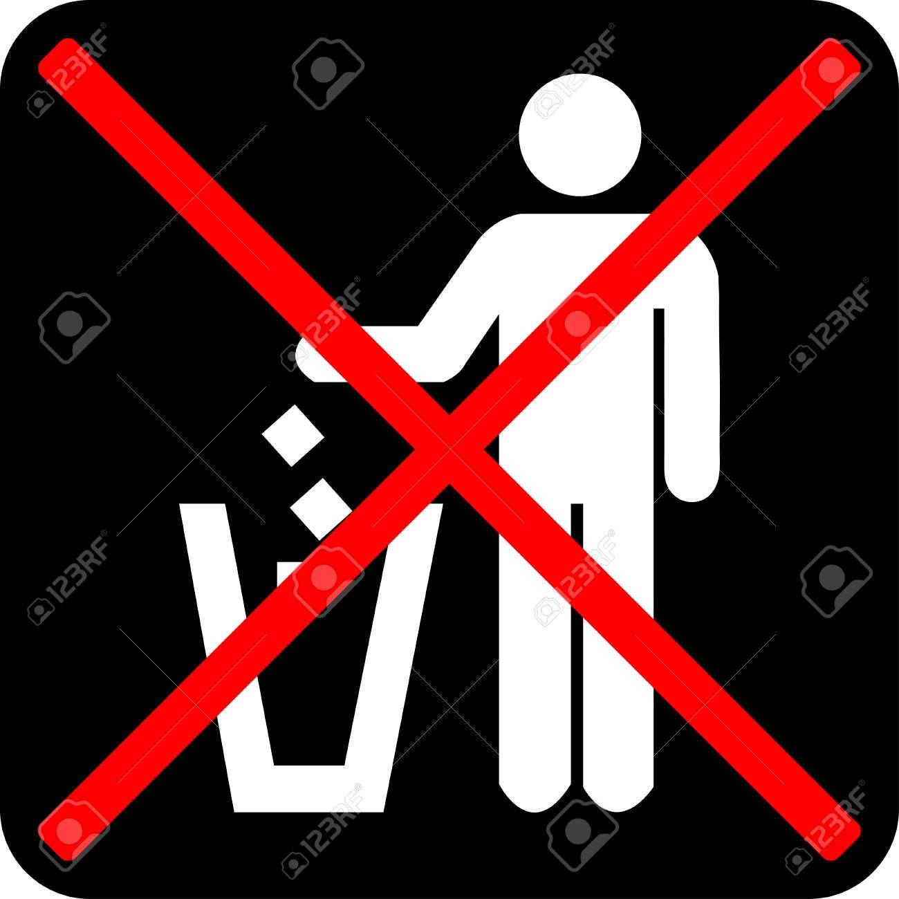 Do not litter in toilet icon 2. Do not litter in toilet vector 