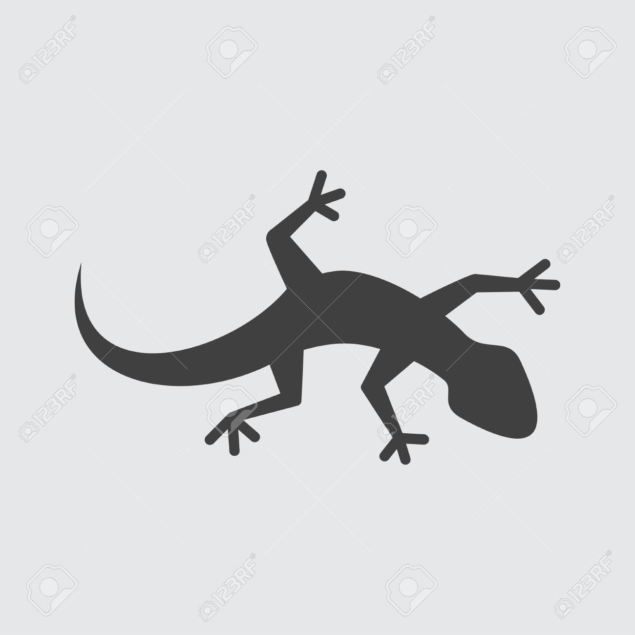 Animal, isolated, line, lizard, nature, outline, reptile icon 