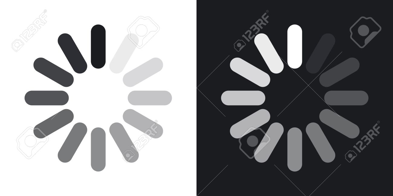 Set Of Loading Status Icons Stock Vector - Illustration of 