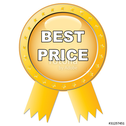 Orange best price icon. Vector illustration of orange icon 