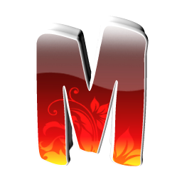 Letter M blue Icon | Multipurpose Alphabet Iconset | Supratim Nayak