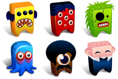 Creatures Iconset (12 icons) | Fast Icon Design