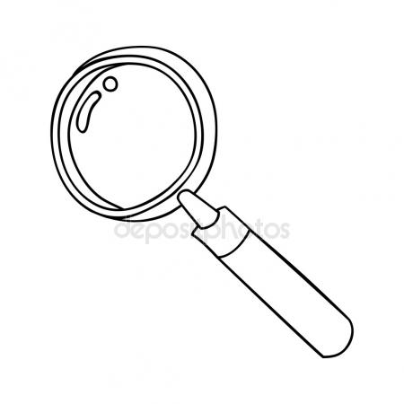 Yellow magnifying glass 3 icon - Free yellow magnifying glass icons