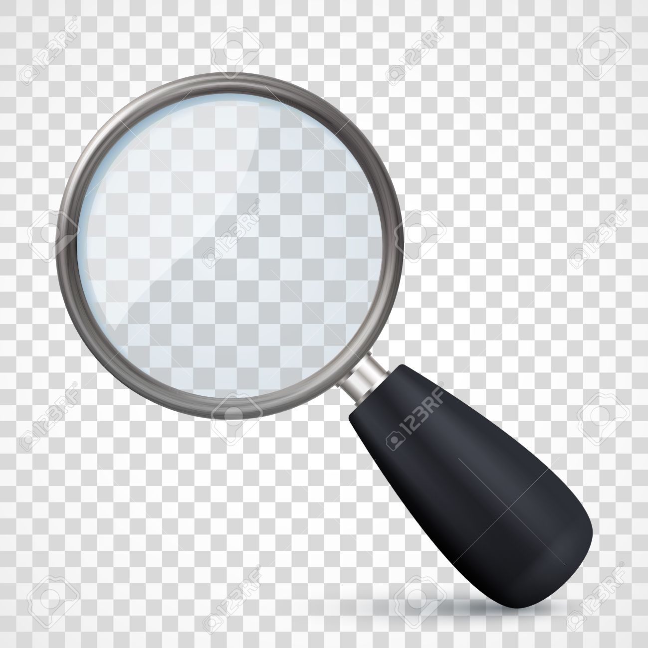 Search Icon on transparent background. Magnifying glass Icon. Zoom 