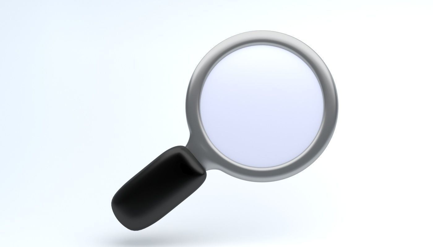 3D asset Magnifying Glass icon | CGTrader