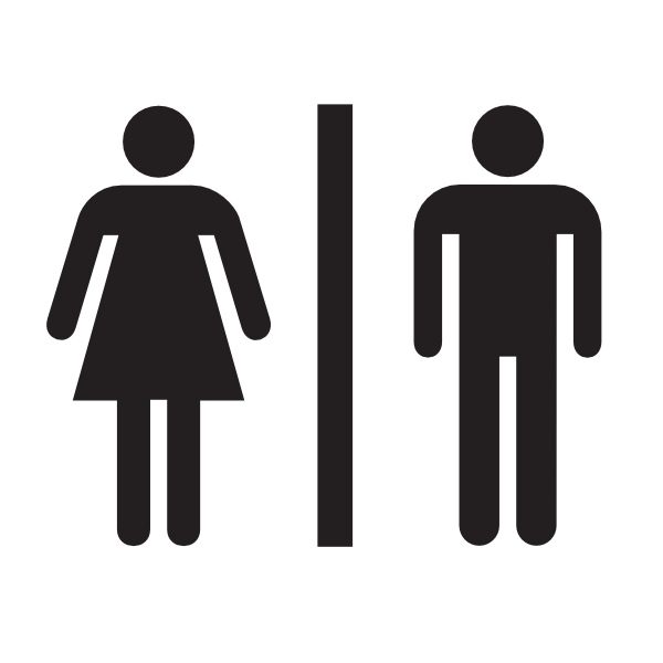 Bathroom, female, lady, male, man, restroom, restrooms, room 