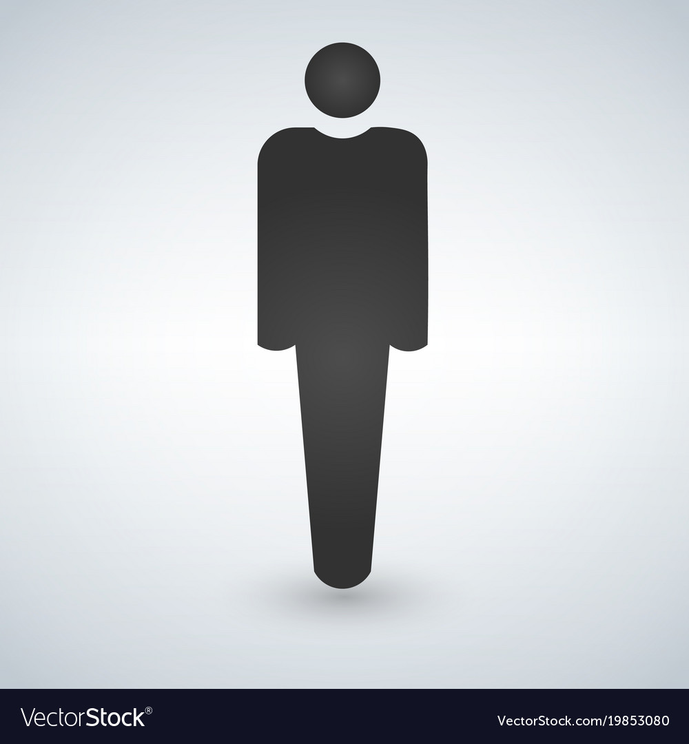 Male symbol isolated icon Royalty Free Vector Image