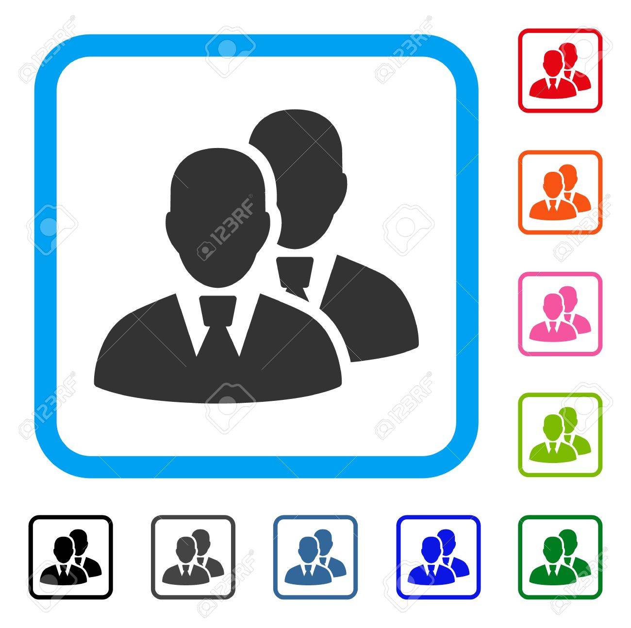 Managers icon with dating bonus Royalty Free Vector Image