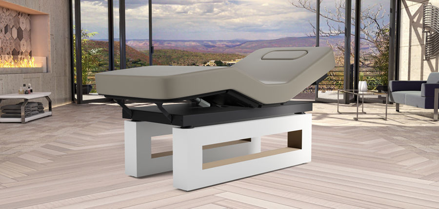 An image of a massage table. eps vector - Search Clip Art 