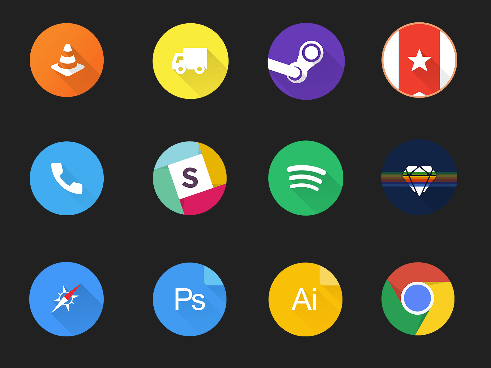 Creating Material Icons with Long Shadows  KlaasNotFound 