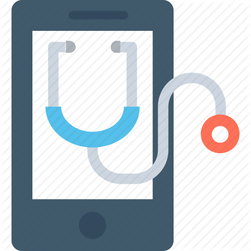 Flat Health And Medicine Squared App Icons Set Stock Vector 