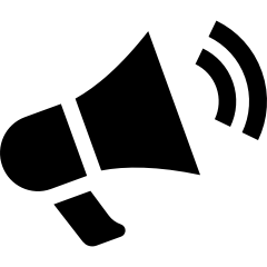 Megaphone Icon - User Interface  Gesture Icons in SVG and PNG 
