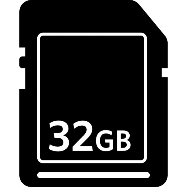 SD memory card adapter icons set Royalty Free Vector Image