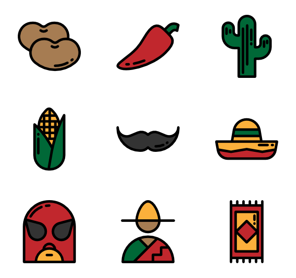 Mexico Flag Icon - Flag Icons 