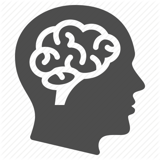 Cogwheels, Brain, mind, head, people, productivity icon