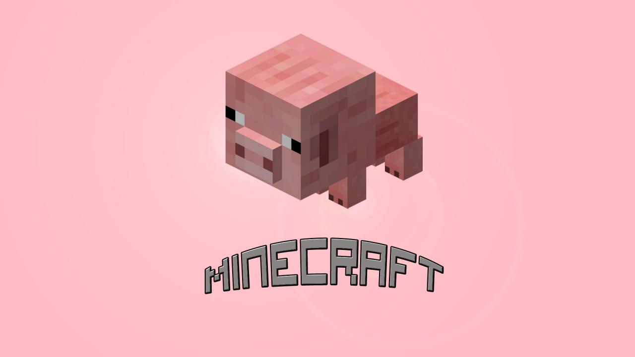 Baby minecraft pig! So adorkable) | Cartoons And Such) | Icon Library