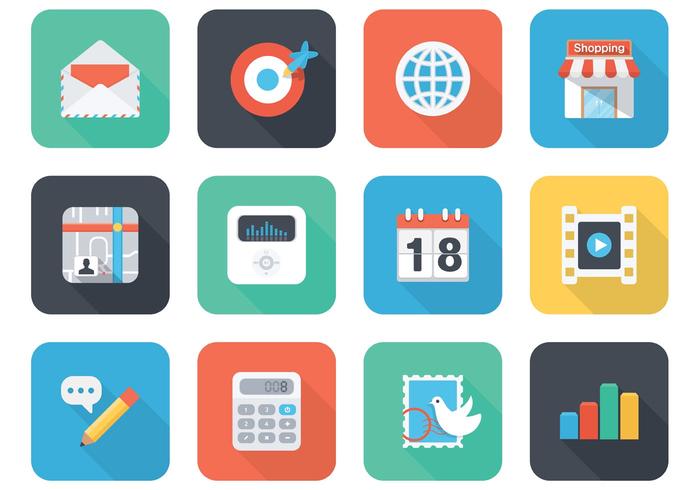 Free Vector Mobile App Icons - Download Free Vector Art, Stock 