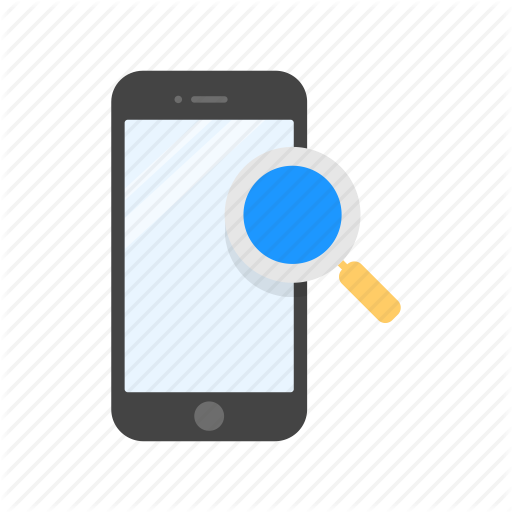 Magnifier, mobile, search icon | Icon search engine