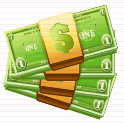 ATM Money Out Plain Green Icon, PNG/ICO Icons, 256x256, 128x128 