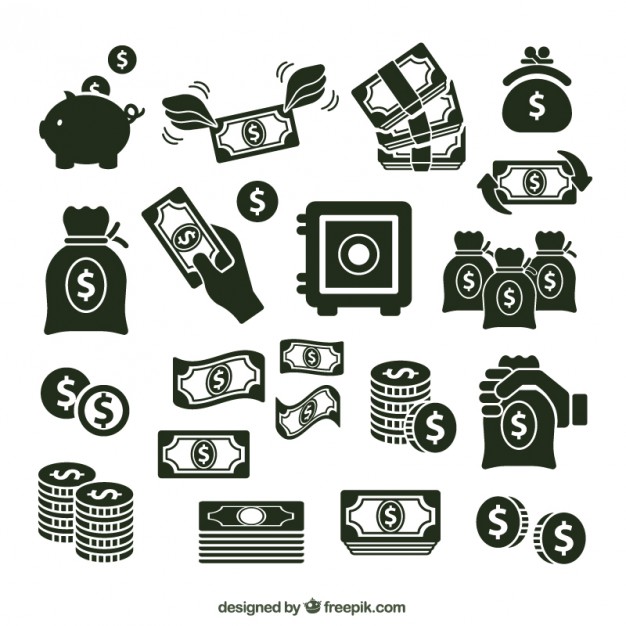 Money Vector Icon Set Money Bag Stock Vector 534103630 - 