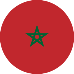 Sphere icon. Illustration of flag of Morocco