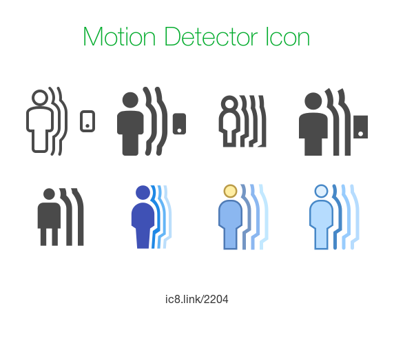 Motion Detector Solid Icon Security Guard Stock Vector 793585477 