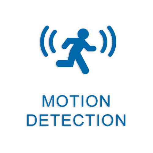 Motion detector colorful line icon security guard Vector Image