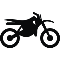 Motorcycle side view - Free transport icons