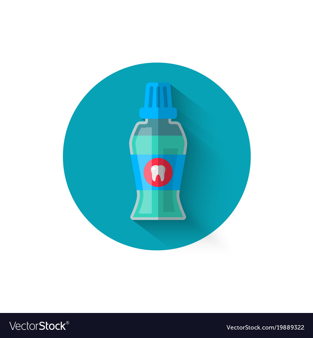 mouthwash bottle isolated icon  Stock Vector  yupiramos #119605868
