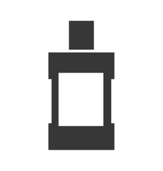 Bottle of mouthwash icon simple style Royalty Free Vector