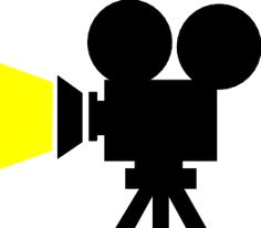 Movie cine projector. A mocie cinema ine projector vector clip 