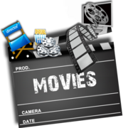 Movie, cinema, clapperboard, theatre Icon Free of The Movies