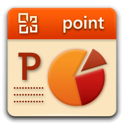 Free orange ms powerpoint icon - Download orange ms powerpoint icon