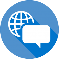 Global, globe, international, multilingual, network, staff icon 
