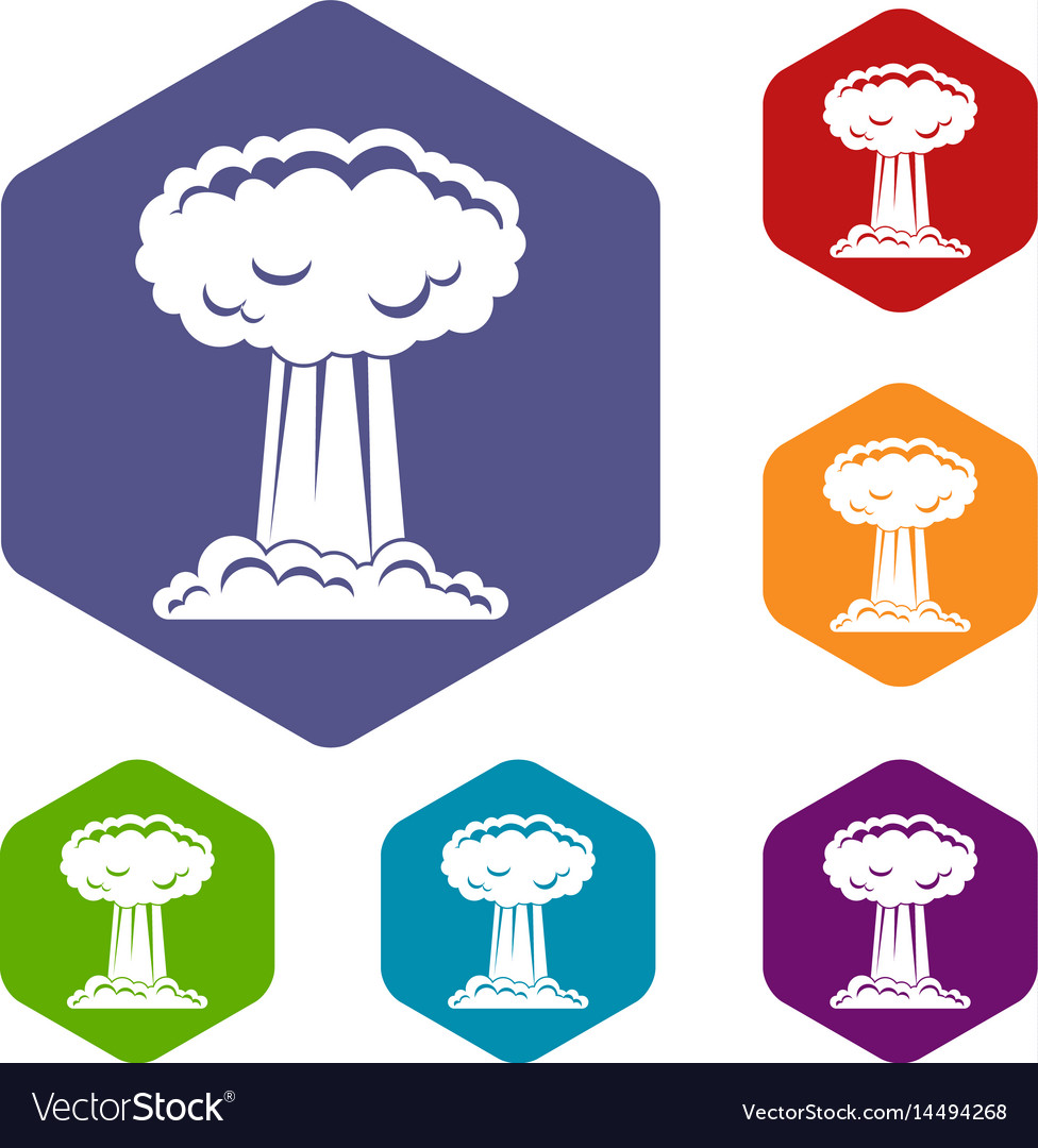 Mushroom-cloud icons | Noun Project